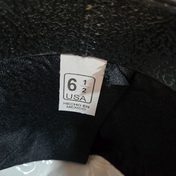 Pigalle cowgirl hat size 6 1/2 black extra small women\'s or youth main image 4